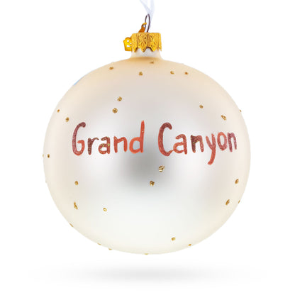 Grand Canyon, Arizona Glass Ball Christmas Ornament