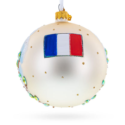 Basilica of Notre Dame of Fourviere, Lyon, France Glass Ball Christmas Ornament