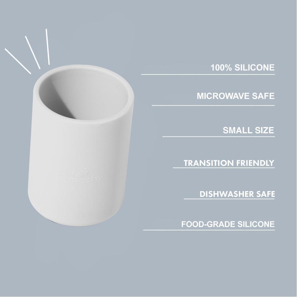 12 oz Unbreakable Silicone Toddler Cup for Baby-Led Weaning