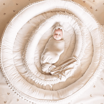 Macrame Oval Play Mat & Round Play Mat Bundle