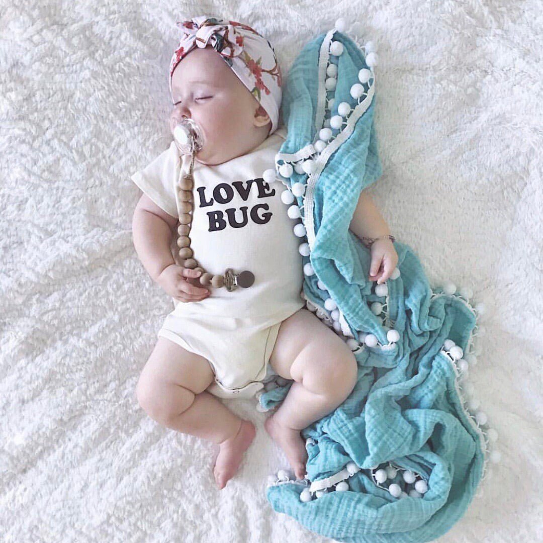 Love Bug Onesie® Bodysuit, Organic Baby Clothes, Gender Neutral Baby Clothes, Coming Home Baby Clothes, Newborn Baby Clothes, Made in USA
