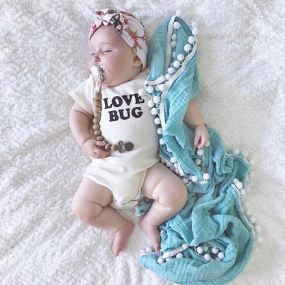 Love Bug Onesie® Bodysuit, Organic Baby Clothes, Gender Neutral Baby Clothes, Coming Home Baby Clothes, Newborn Baby Clothes, Made in USA