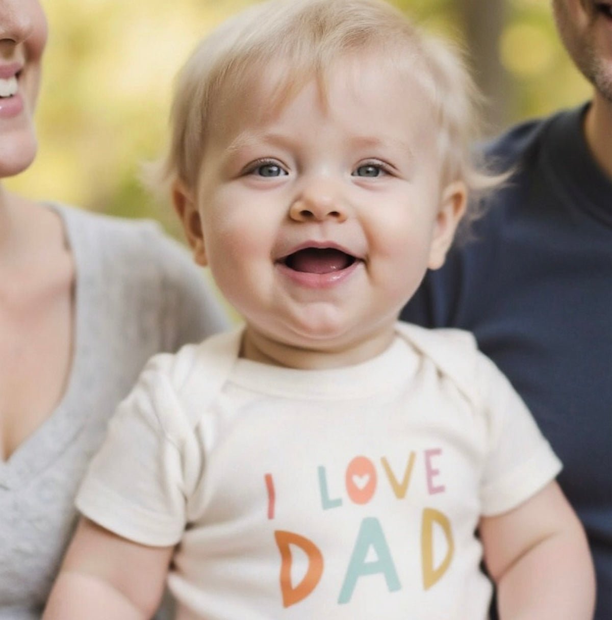 graphic bodysuit | love dad