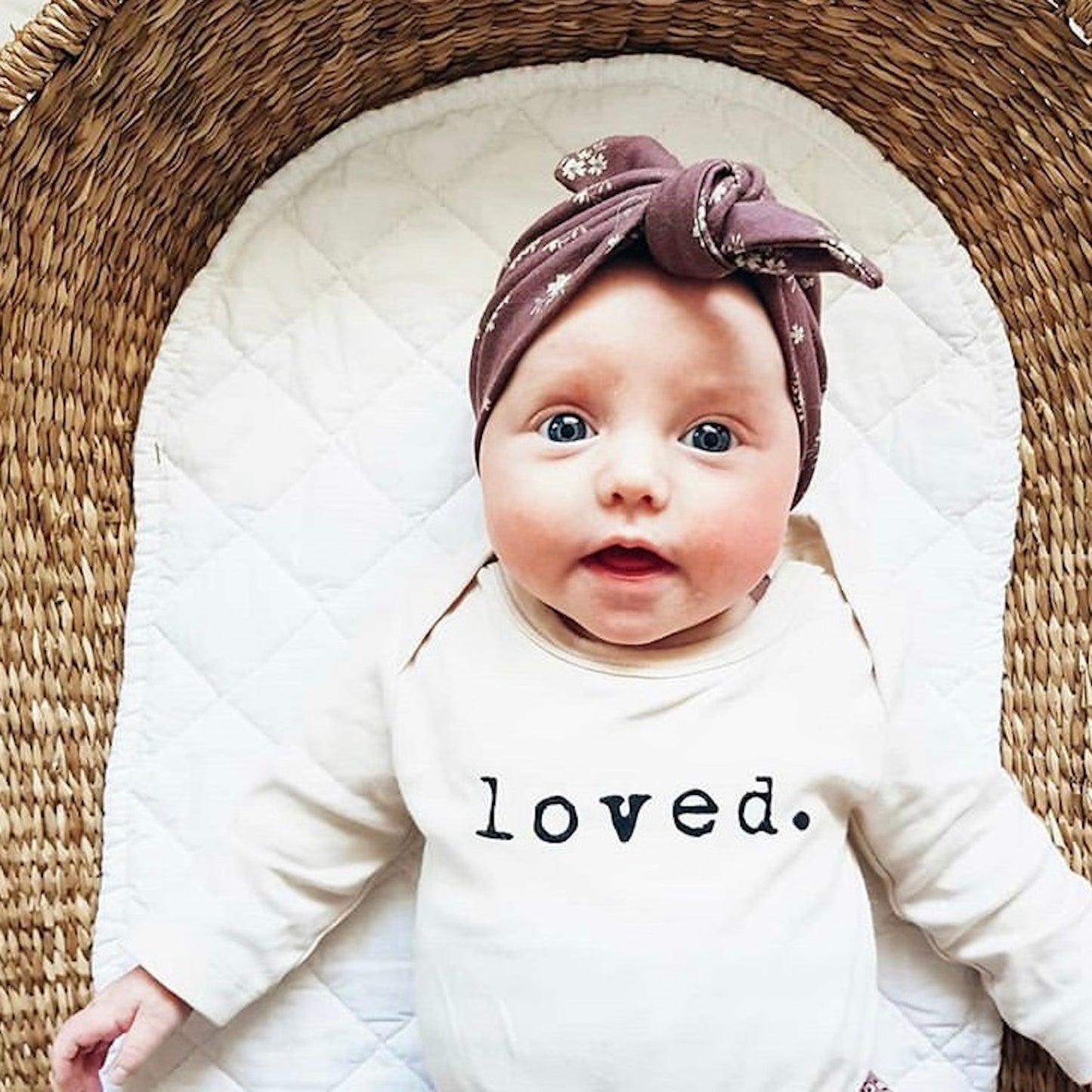 Baby loved. Organic Cotton Long-Sleeve Bodysuit