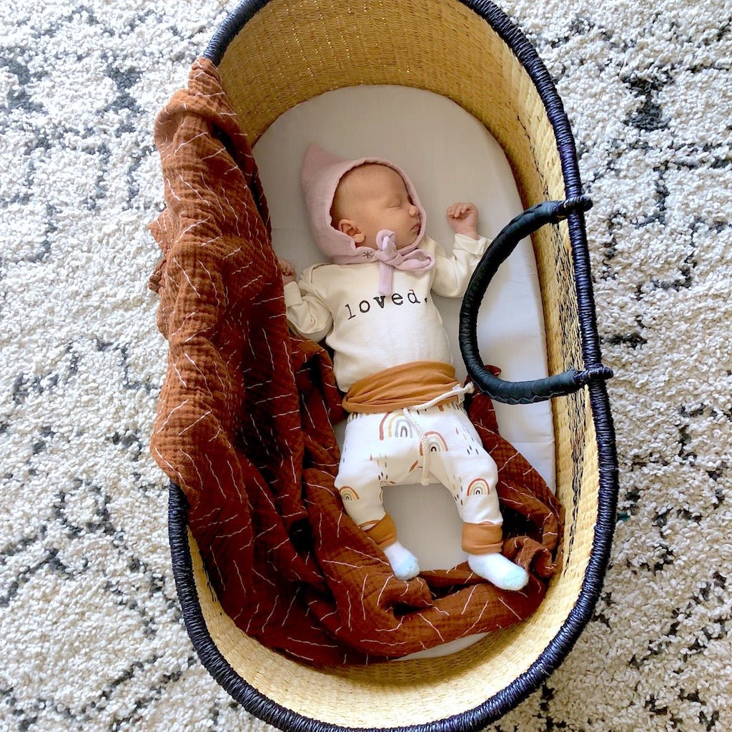 Baby loved. Organic Cotton Long-Sleeve Bodysuit