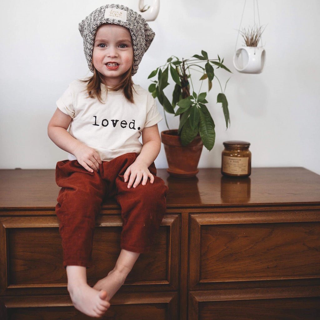 Toddler loved. Organic Cotton Graphic Tee