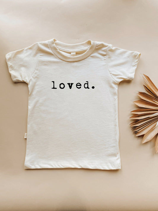 Toddler loved. Organic Cotton Graphic Tee