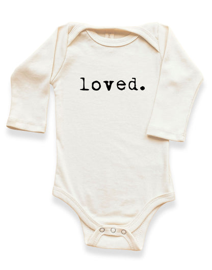 Baby loved. Organic Cotton Long-Sleeve Bodysuit