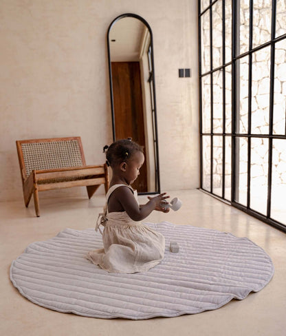Snuggle Mat | Stripes - Stone
