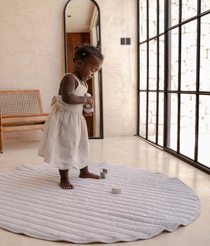 Snuggle Mat | Stripes - Stone