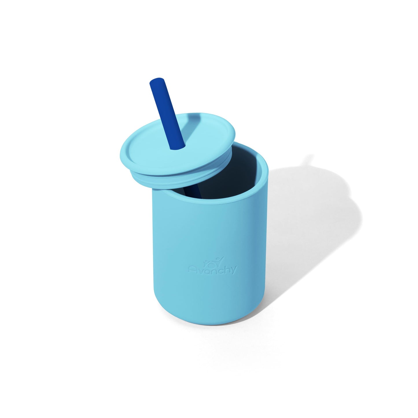 8 oz Medium Sippy Cup + Straw |  Silicone