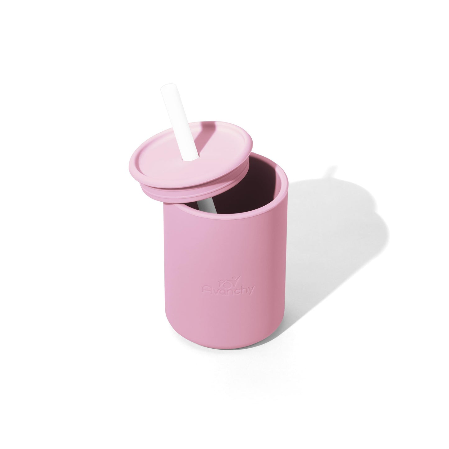 8 oz Medium Sippy Cup + Straw |  Silicone