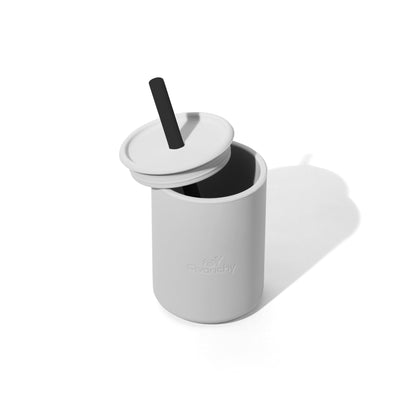 8 oz Medium Sippy Cup + Straw |  Silicone