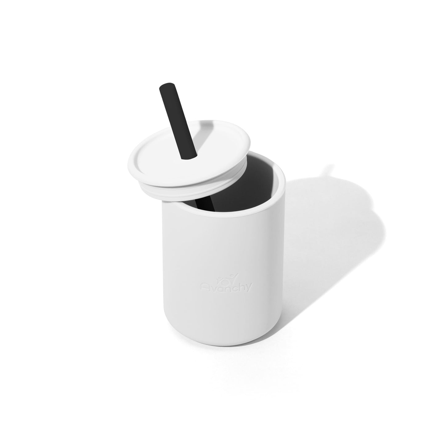 8 oz Medium Sippy Cup + Straw |  Silicone