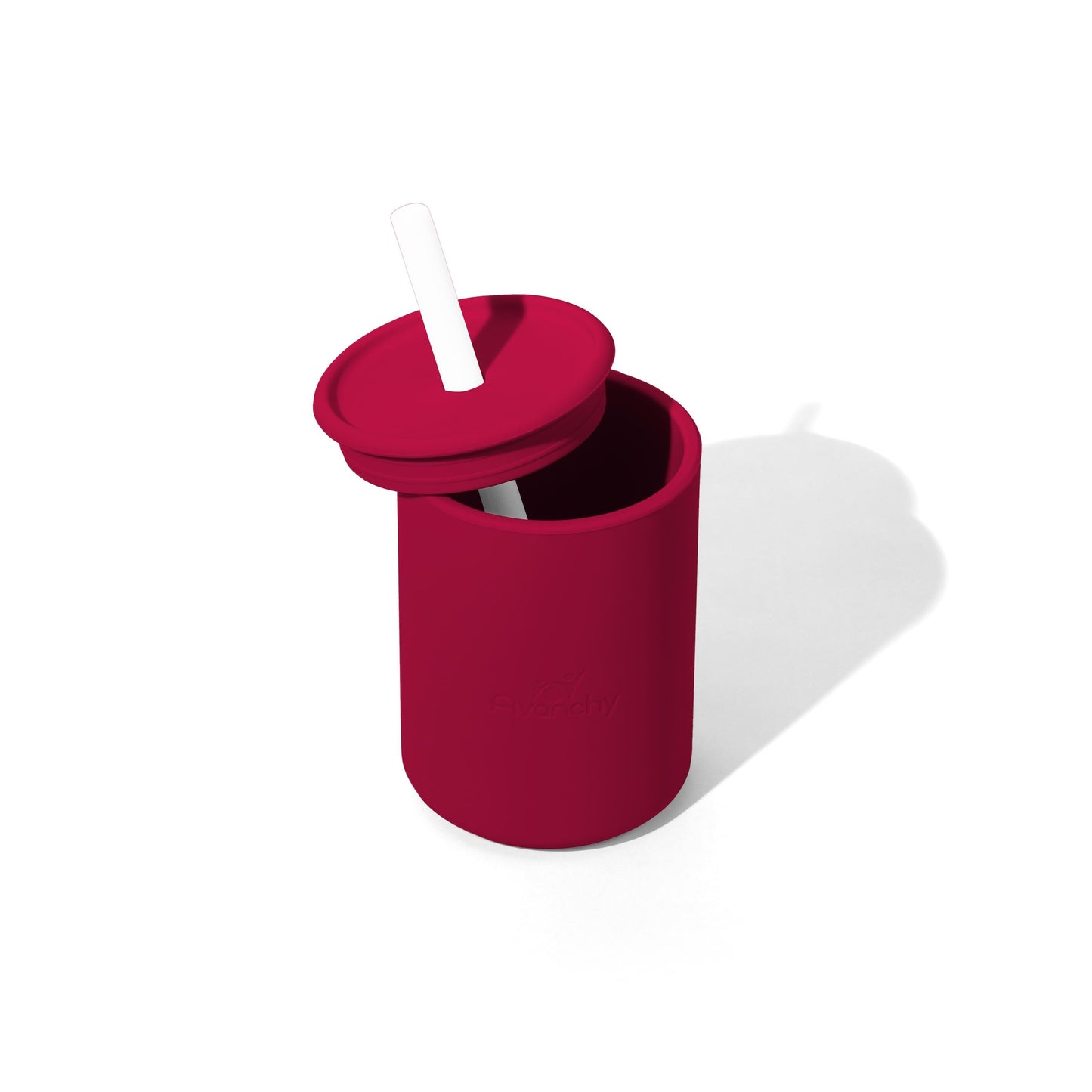8 oz Medium Sippy Cup + Straw |  Silicone
