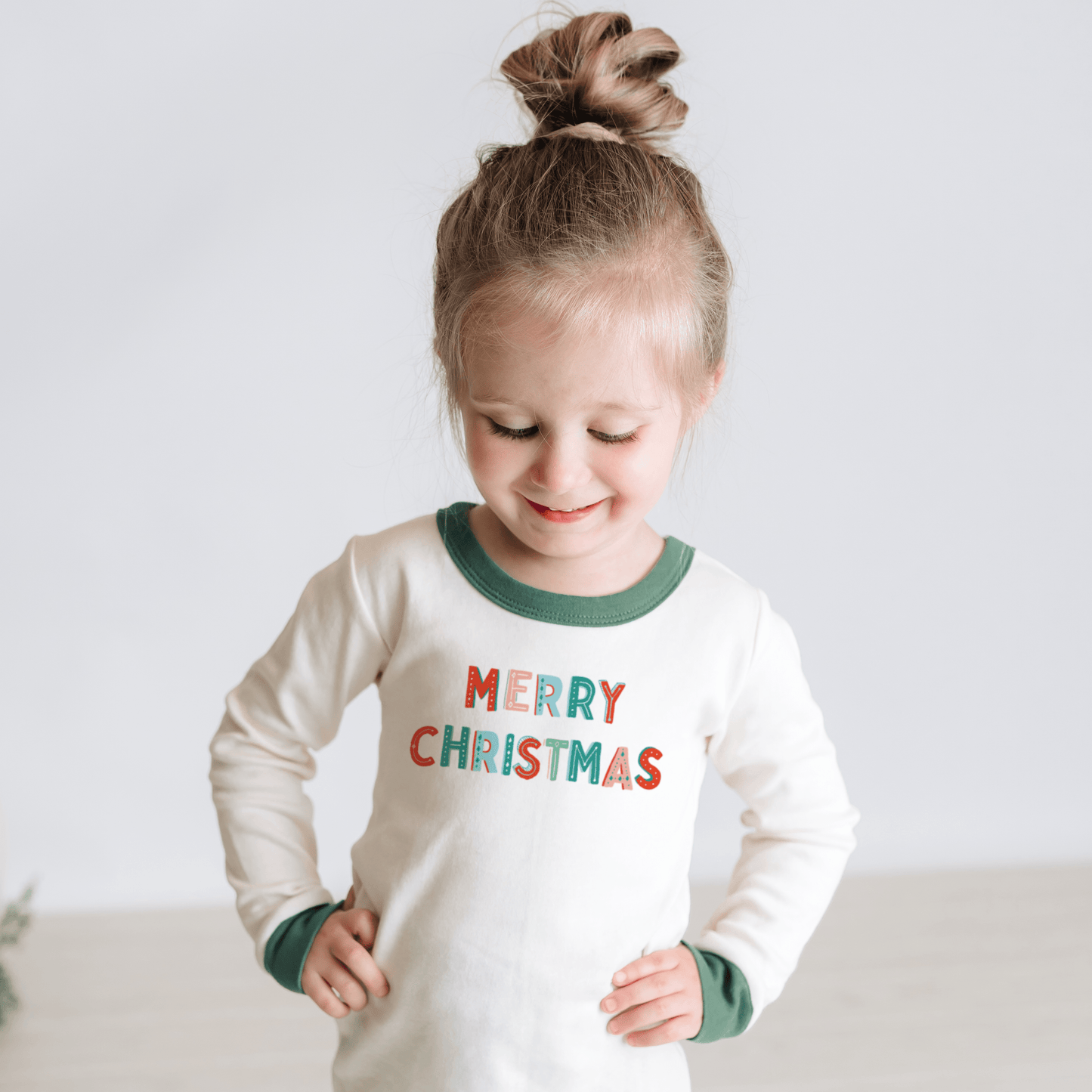 pajamas | merry christmas  green