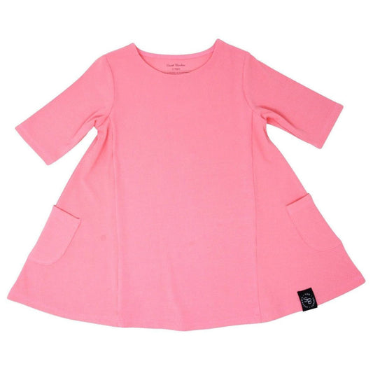 Miss Mayhem Tunic - Geranium Pink Rib