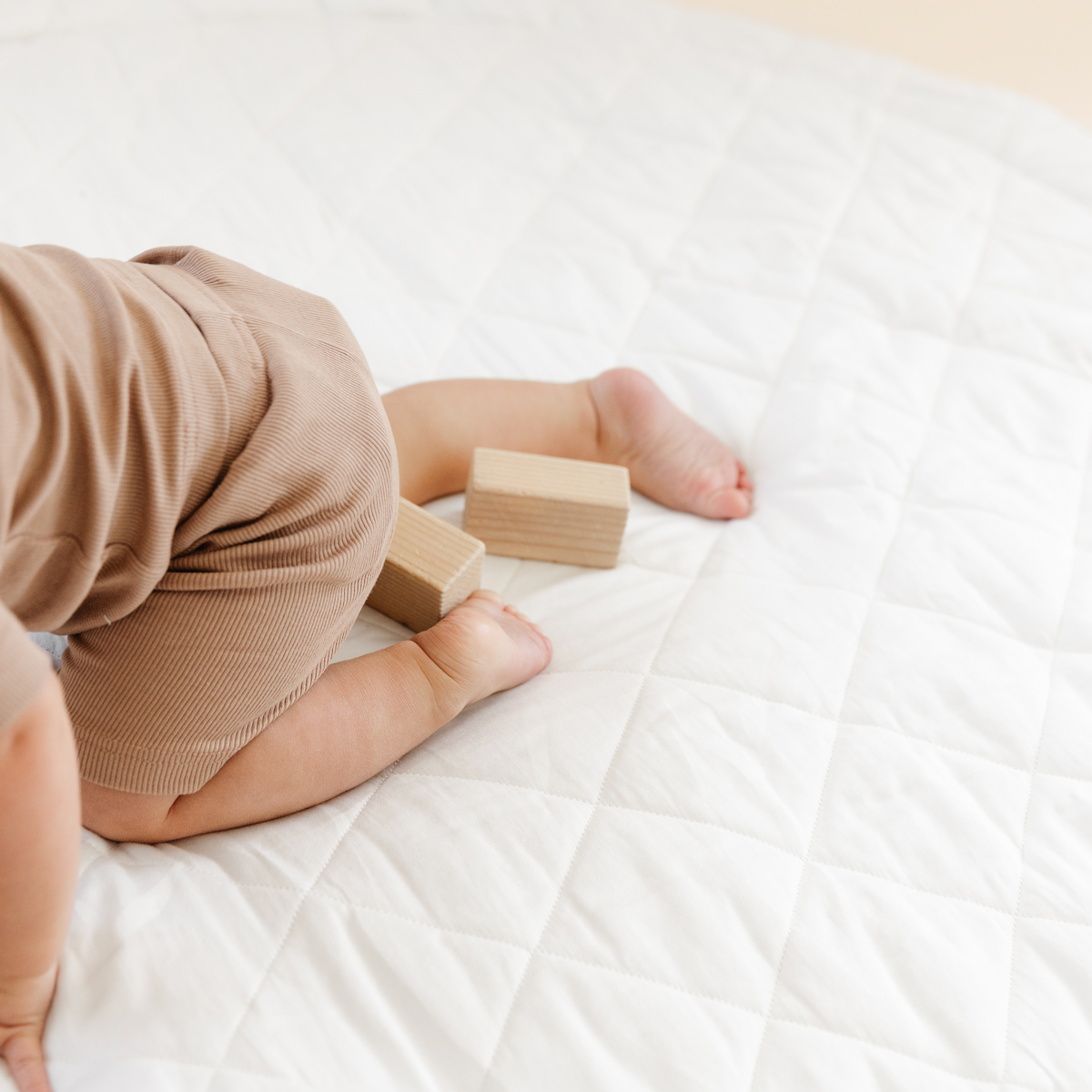 Organic Baby Play Mat - Blossom  / Ivory