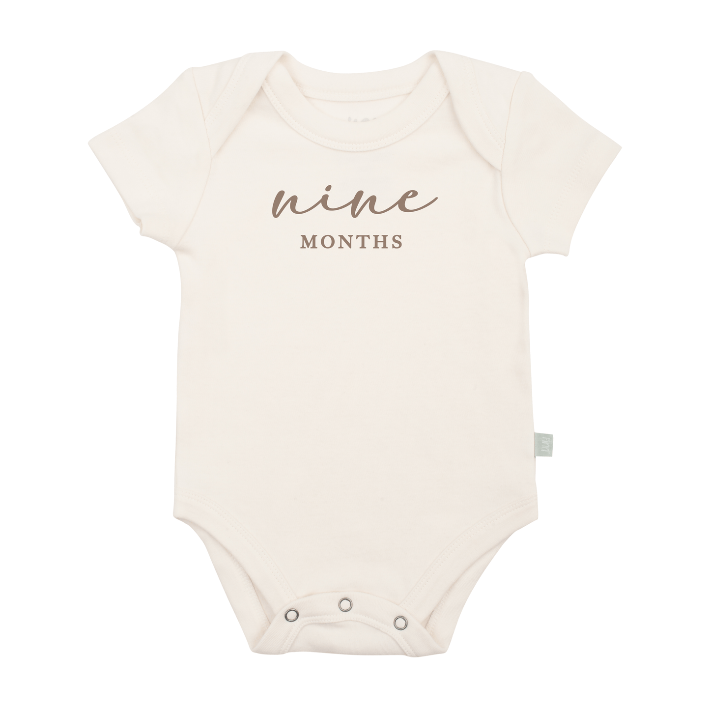 graphic bodysuit | nine months milestone taupe