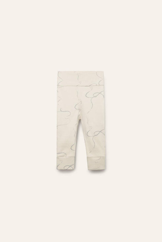 Organic Pima Cotton Baby Leggings - Breeze
