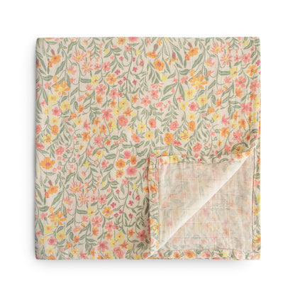 Organic Cotton Muslin Swaddle Blanket