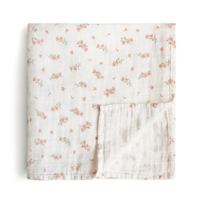 Organic Cotton Muslin Swaddle Blanket
