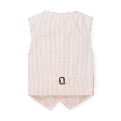 Seersucker Suit Vest Light Pink - Light Pink Seersucker