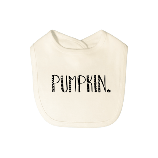 graphic bib | pumpkin