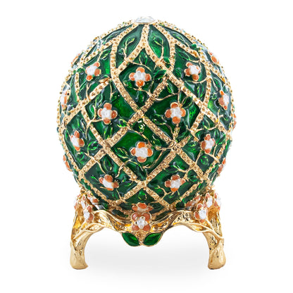 1907 Rose Trellis Royal Easter Egg 3.25 Inches
