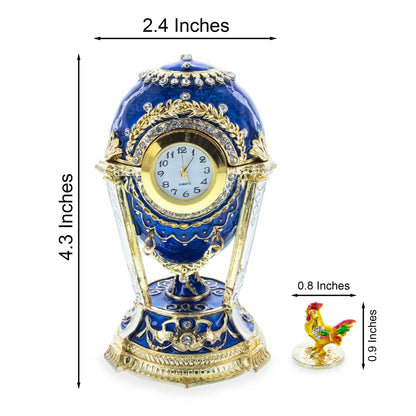 1900 Cockerel Royal Imperial Easter Egg in Blue
