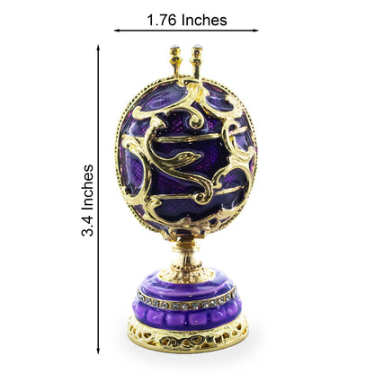1899-1903 Spring Flowers Royal Imperial Easter Egg 3.4 Inches