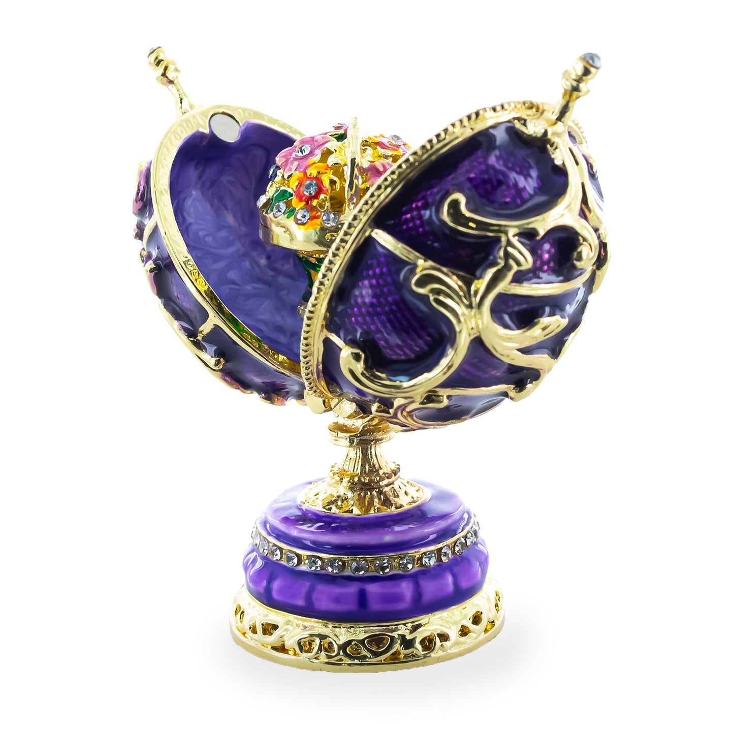 1899-1903 Spring Flowers Royal Imperial Easter Egg 3.4 Inches