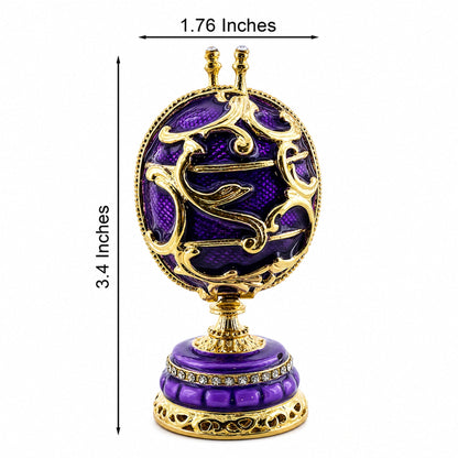 1899-1903 Spring Flowers Royal Imperial Easter Egg 3.4 Inches