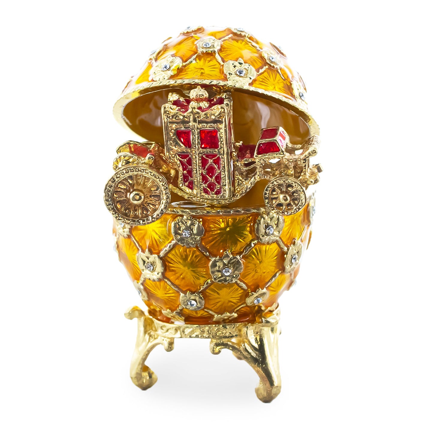 1897 Coronation Royal Imperial Easter Egg 2.5 Inches