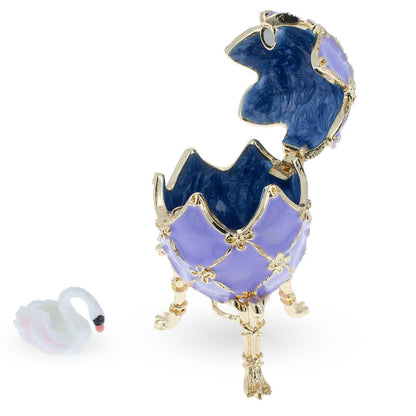 1906 The Swan Royal Imperial Egg in Purple