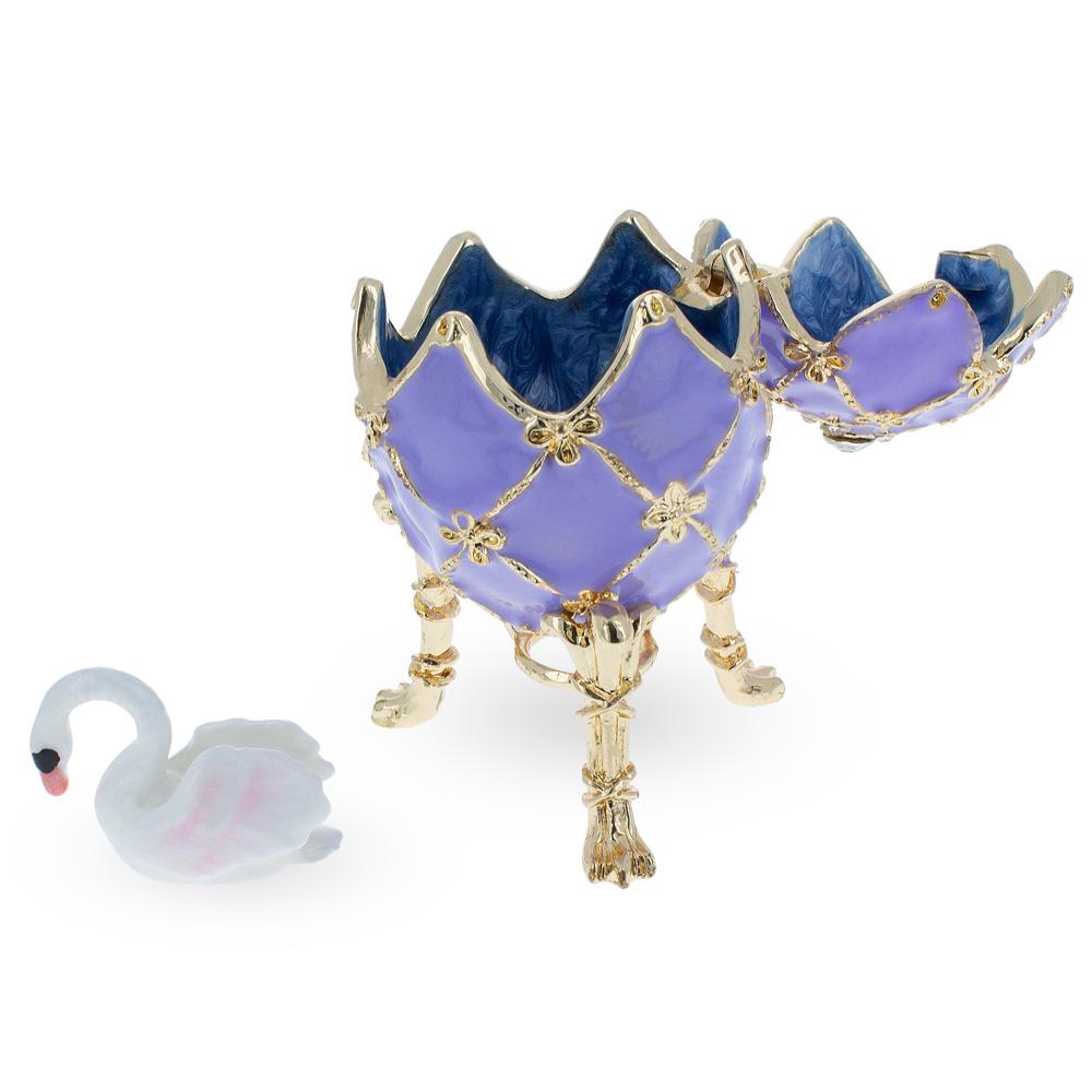 1906 The Swan Royal Imperial Egg in Purple