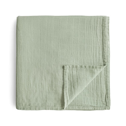 Organic Cotton Muslin Swaddle Blanket