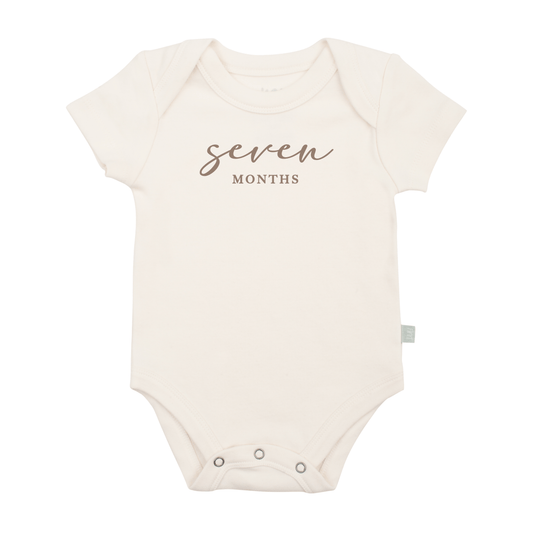 graphic bodysuit | seven months milestone taupe