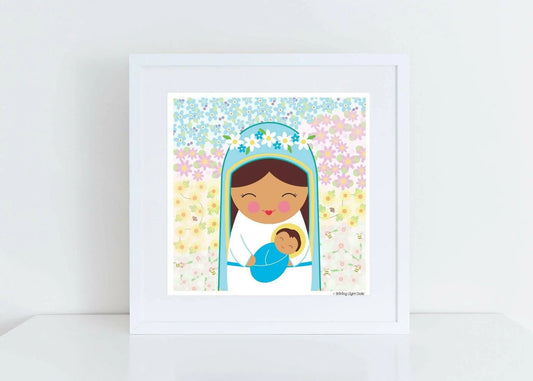 Blessed Mother, flower of flowers - Digital Download