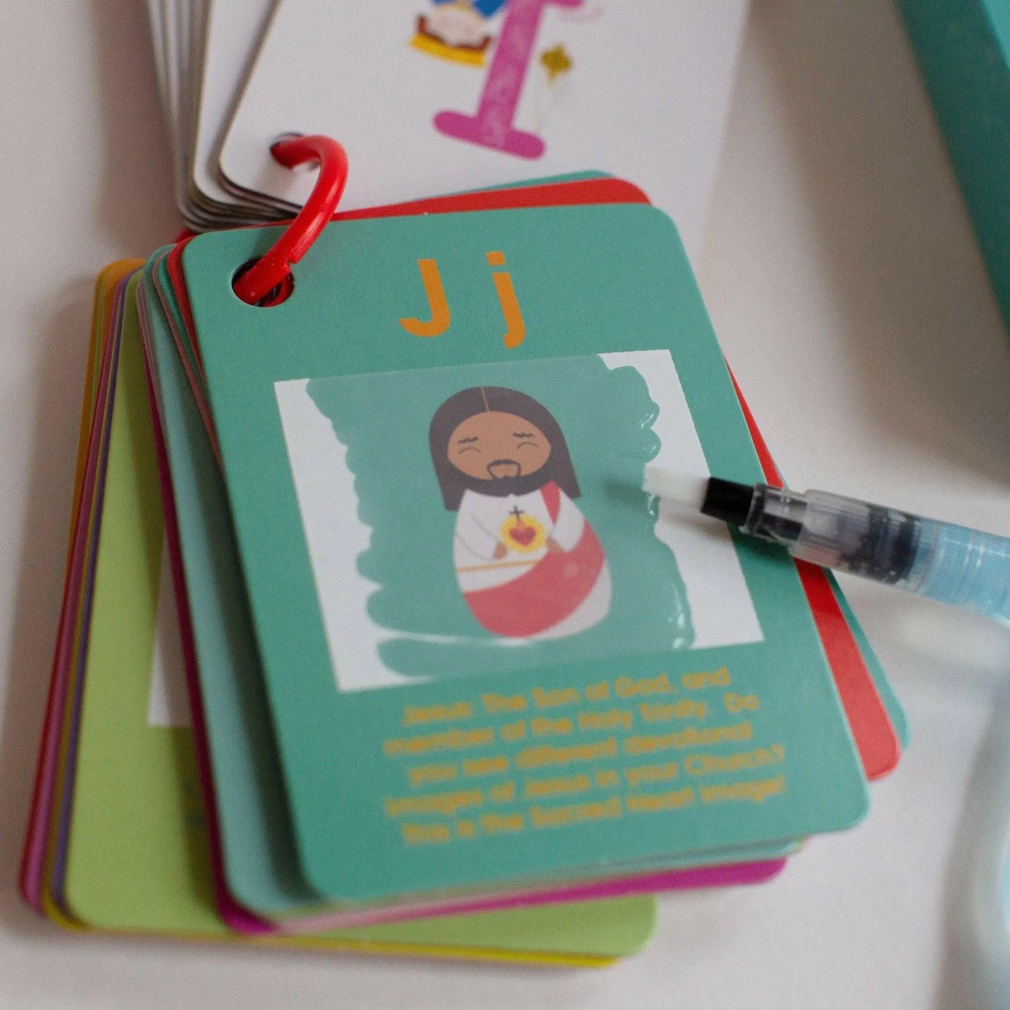 Catholic Church Alpha-Wet Water Reveal Cards