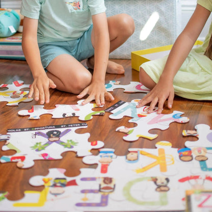 Saints & Symbols Alphabet Giant Floor Puzzle 24" x 36"