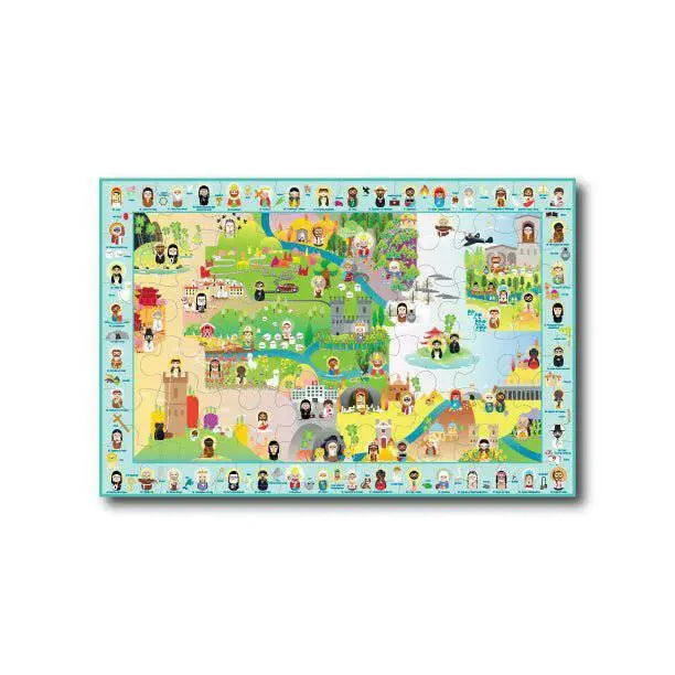 Saints & Symbols Search & Find Giant Floor Puzzle 24" x 36"