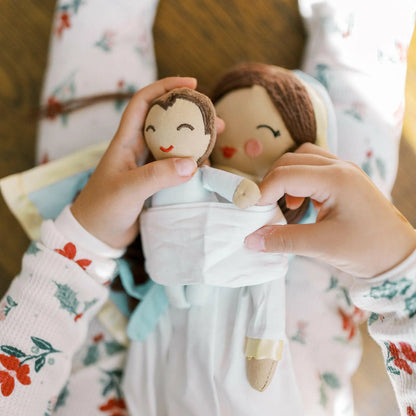 Baby Jesus Rag Doll & Wrap Carrier Set