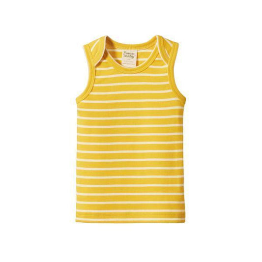 Singlet - Golden Yellow Sailor Stripe