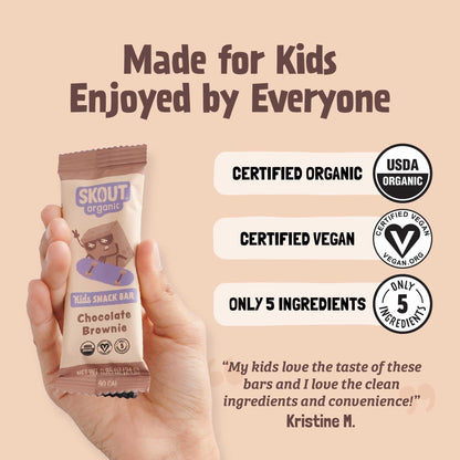 Skout Organic Chocolate Brownie Kids Bar