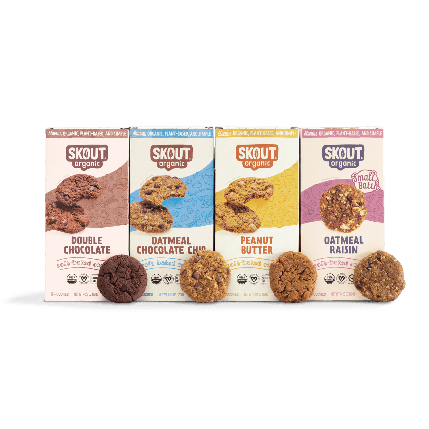 Skout Organic Small Batch Soft Baked Cookie Variety Pack