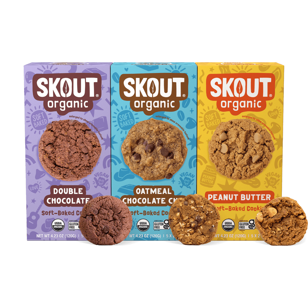 Skout Organic Soft Baked Cookie and Kids Bar Bundle