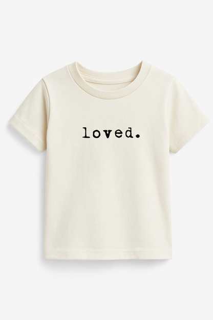 Toddler loved. Organic Cotton Graphic Tee