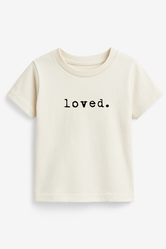 Toddler loved. Organic Cotton Graphic Tee