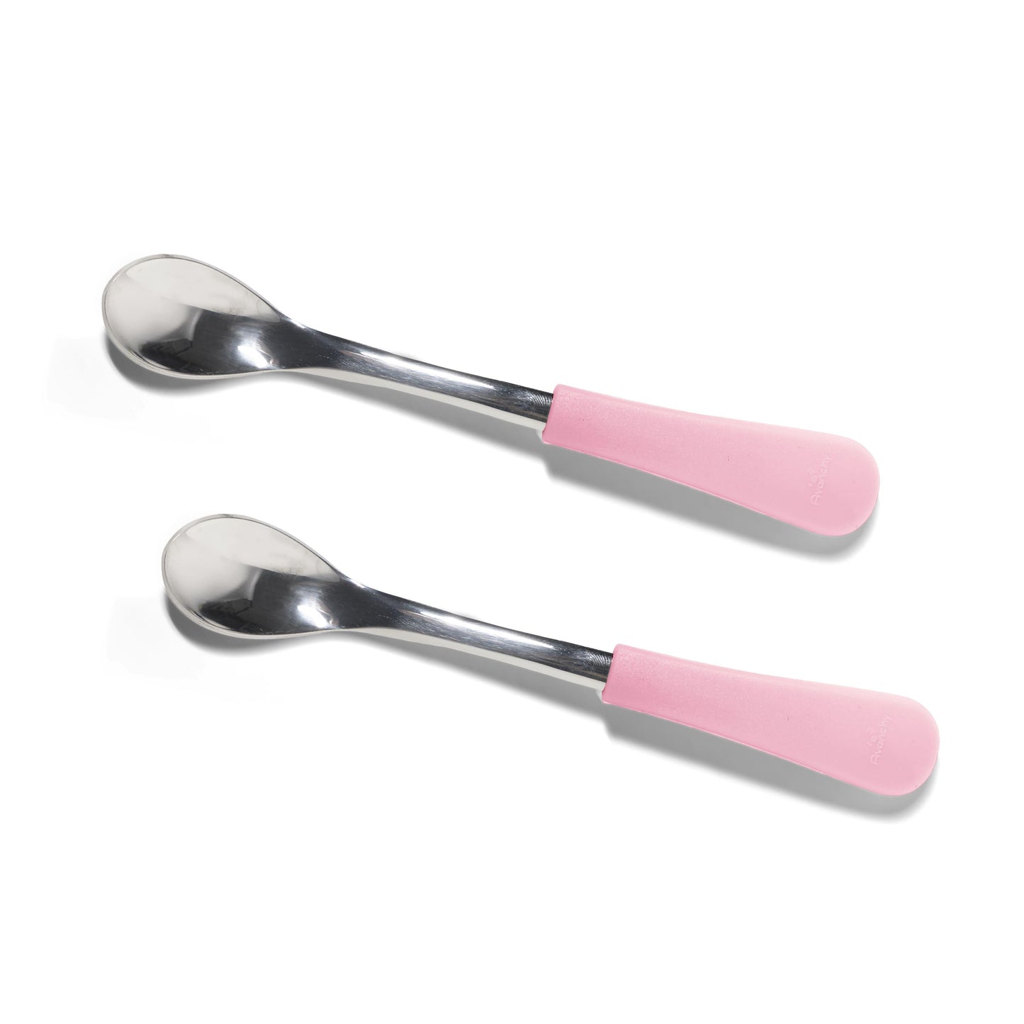Infant Spoons Small Scoop | Stainless Steel & Silicone